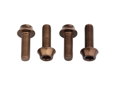 WOLF TOOTH screw set M5 x 15 mm bottle Cage bolts | Espresso
