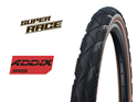SCHWALBE Tire Marathon Efficiency 27,5" x 2,35 | 60 - 584 | ADDIX EVO V-Guard E-50 | Transparent-Skin-Reflex