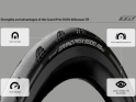 CONTINENTAL Tire Grand Prix 5000 AllSeason Tubeless 28" | 700 x 25C BlackChili VectranBreaker black/reflex-skin