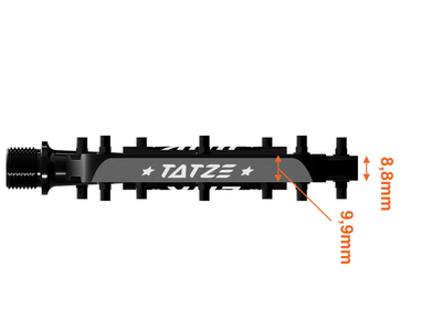 TATZE BIKE COMPONENTS Pedals LINK titanium