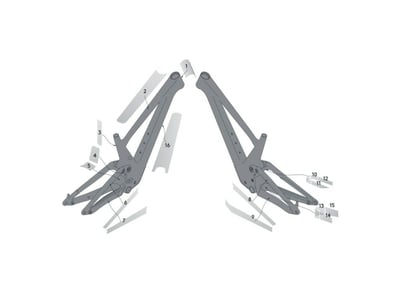 SYNCROS Rahmenschutz Set fr Scott Genius Modelljahr 2023...