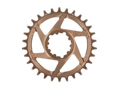 E*THIRTEEN Kettenblatt rund Helix R Guidering Direct Mount | 1-fach narrow wide SRAM MTB 3-Loch BOOST | Bronze 32 Zähne