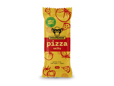CHIMPANZEE Energie Riegel Salty Pizza 50g | 20 Riegel Box