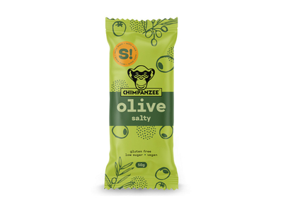 CHIMPANZEE Energy Bar Salty Olive | 50g Bar