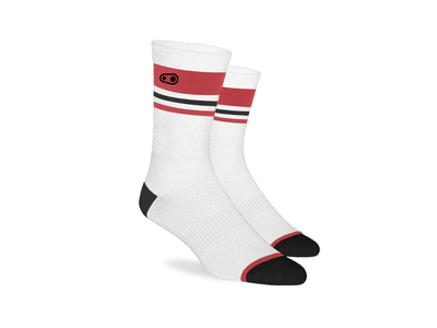 CRANKBROTHERS Socken Icon MTB | white / red