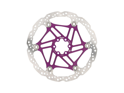 HOPE Brake Disc V4 Vented Floating Rotor 203 mm | purple