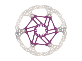 HOPE Brake Disc V4 Vented Floating Rotor 220 mm | purple