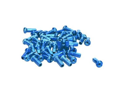 DT SWISS Speichennippel Aluminium 2 mm | 12 mm blau
