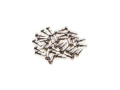 DT SWISS Speichennippel Messing PRO HEAD 2 mm | 12 mm silber