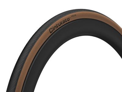 PIRELLI Tire Cinturato Velo TLR 28" | 700 x 28C black / brown