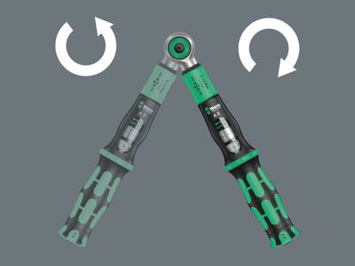 WERA Drehmomentschlsselset 2-12 Nm Safe-Torque A 1 1/4 | 10-teilig