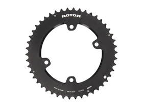 ROTOR Chainring Round Rings Aero 2-speed BCD 110 mm | 4...