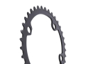 ROTOR Kettenblatt Q-Rings oval 2-fach LK 110 mm | 4 Loch für Rotor ALDHU | Shimano Road Innen 44 Zähne
