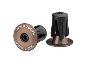 WOLF TOOTH Bar End Plugs Alloy | Espresso