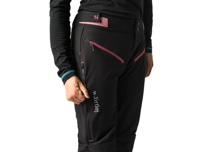 DIRTLEJ Bike Pants Trailscout long flex Ladies black/berry L
