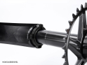 ACTOFIVE Crank Set Signature | SRAM 3-hole Chainring 28,99 mm SRAM DUB Welle CX/Gravel | 170 mm black