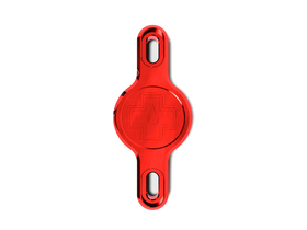 MUC-OFF Secure Tag Holder 2.0 for Apple AirTag | red