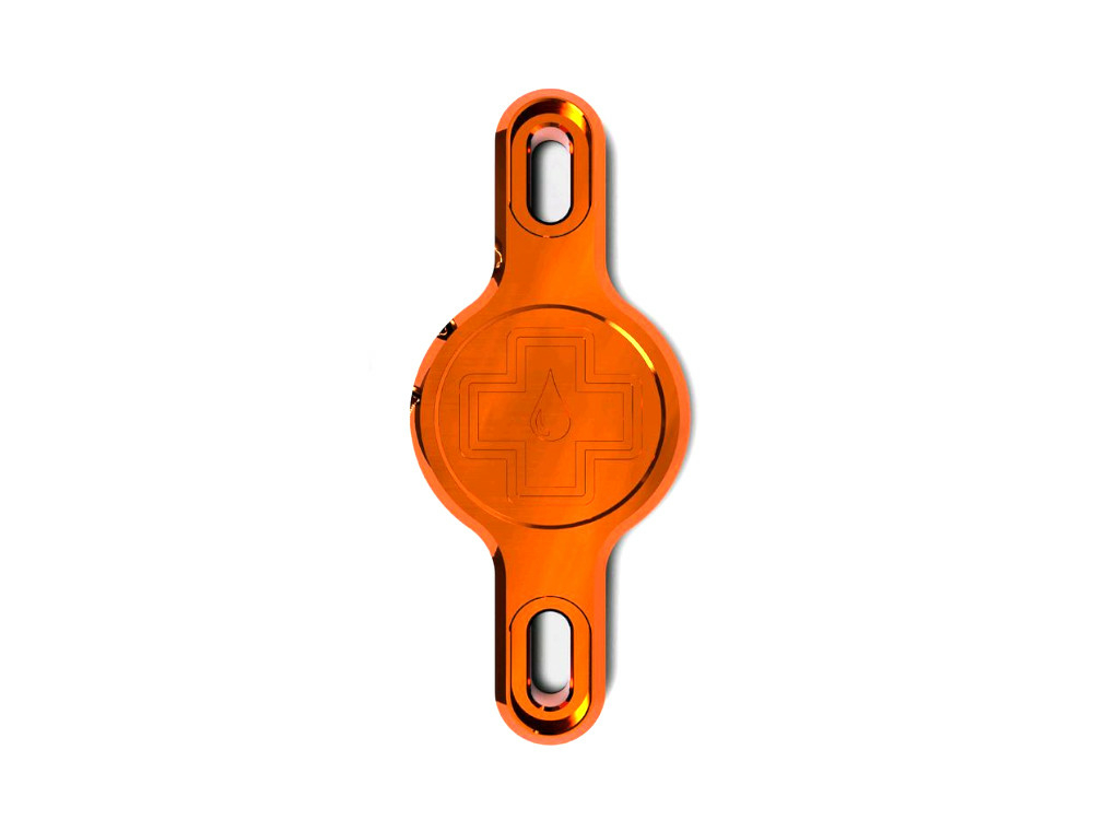 Muc-Off Support pour AirTag - Secure Tag Holder 2.0 - orange - BIKE24