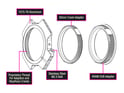 MUC-OFF Crank Preload Ring for 30 mm Spindle / SRAM-DUB | iridescent