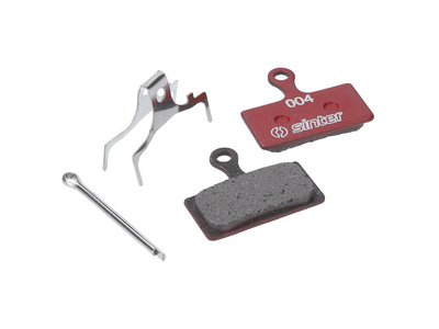 SINTER Bremsbeläge 004 Standard organisch Shimano G-Type für XTR, XT, SLX | rot