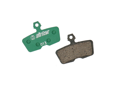 SINTER Disc Brake Pads 013 Race organic SRAM for Code R 2011, RSC, Guide RE | green