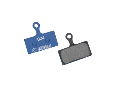 SINTER Disc Brake Pads 004 E-Bike organic for Shimano G-Type XTR, XT, SLX | blue