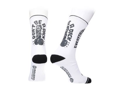 MALDITA BUENA SUERTE Socks Dont be a dick | white M | 39-40