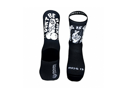 MALDITA BUENA SUERTE Socks Dont be a dick | black