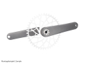 STURDY CYCLES Crank Arms MTB Titanium | SRAM 8-hole 172,5 mm