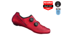 SHIMANO Rennradschuh SH-RC903 S-Phyre | breite Ausführung | rot 43