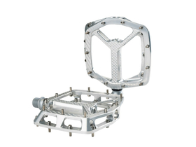 HOPE Pedale F22 Flat Pedals | silber