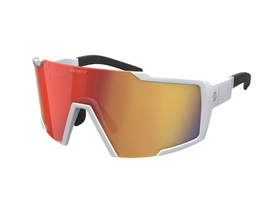 SCOTT Sunglasses Shield white matt | red chrome