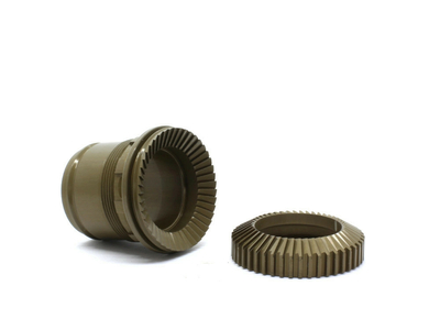 NONPLUS COMPONENTS Hinterradnabe GEN2 Gravel | 6-Loch schwarz 12x142 mm Freilauf Shimano 11-fach Road 28 Loch