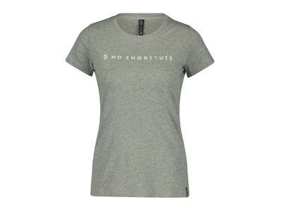 SCOTT T-Shirt Damen No Shortcuts | light grey melange L