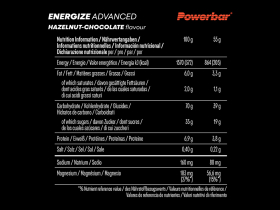 POWER BAR Energy Riegel Energize Advanced Mocca Almond Gelb