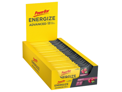 POWERBAR Energieriegel Energize Advanced Raspberry 55g | 15 Riegel Box