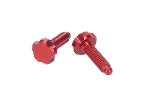 OAK COMPONENTS CPA+EPA-Screw Set for Root Lever Pro | red