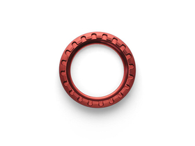 GARBARUK lockring set for crankarms | red