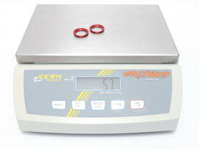 GARBARUK lockring set for crankarms | red