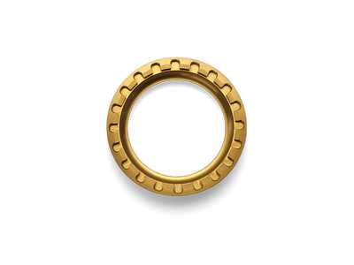 GARBARUK Lockring Set fr Kurbelarme | gold