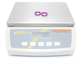 GARBARUK lockring set for crankarms | purple