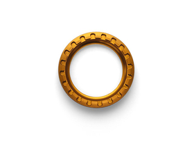 GARBARUK lockring set for crankarms | orange