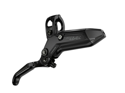 SRAM Disc Brake Level Silver stealth | 2 Piston Black Anodized Front Wheel