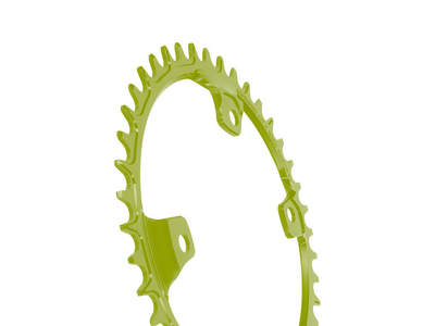 GARBARUK Kettenblatt rund 1-fach narrow-wide LK 110 mm Shimano GRX asymmetrisch grn