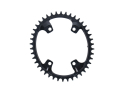 GARBARUK Chainring Melon oval 1-fach narrow-wide BCD 110 mm Shimano GRX asymmetric black 48 Teeth