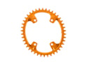 GARBARUK Chainring Melon oval 1-fach narrow-wide BCD 110 mm Shimano GRX asymmetric orange 38 Teeth