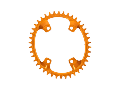 GARBARUK Chainring Melon oval 1-fach narrow-wide BCD 110 mm Shimano GRX asymmetric orange 42 Teeth