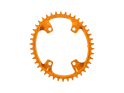 GARBARUK Chainring Melon oval 1-fach narrow-wide BCD 110 mm Shimano GRX asymmetric orange 50 Teeth