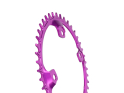 GARBARUK Chainring Melon oval 1-fach narrow-wide BCD 110 mm Shimano GRX asymmetric purple 52 Teeth