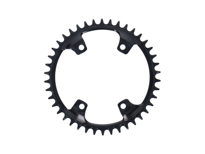 GARBARUK Kettenblatt rund 1-fach narrow-wide LK 110 mm Shimano GRX asymmetrisch schwarz 38 Zhne